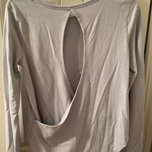 NWOT ON Cutout-Back French Terry Top
